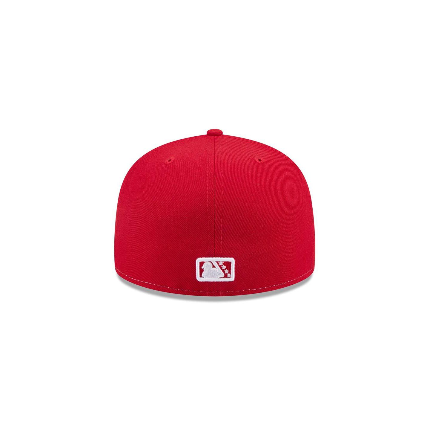 Мужская кепка New Era Red Lehigh Valley IronPigs Theme Nights 59FIFTY Fitted Hat — фото 2