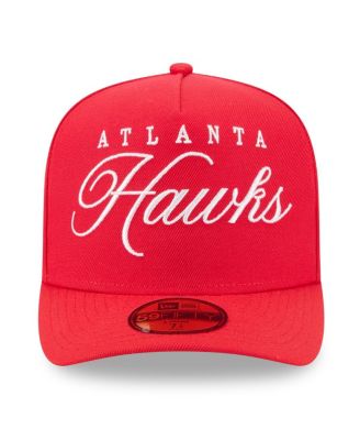 Men's Red Atlanta Hawks 2025 NBA Draft A-Frame 59FIFTY Fitted Hat