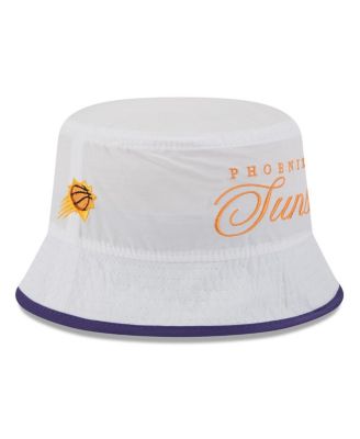 New Era - Men's White/Purple Phoenix Suns 2025 NBA Draft Nylon Bucket Hat