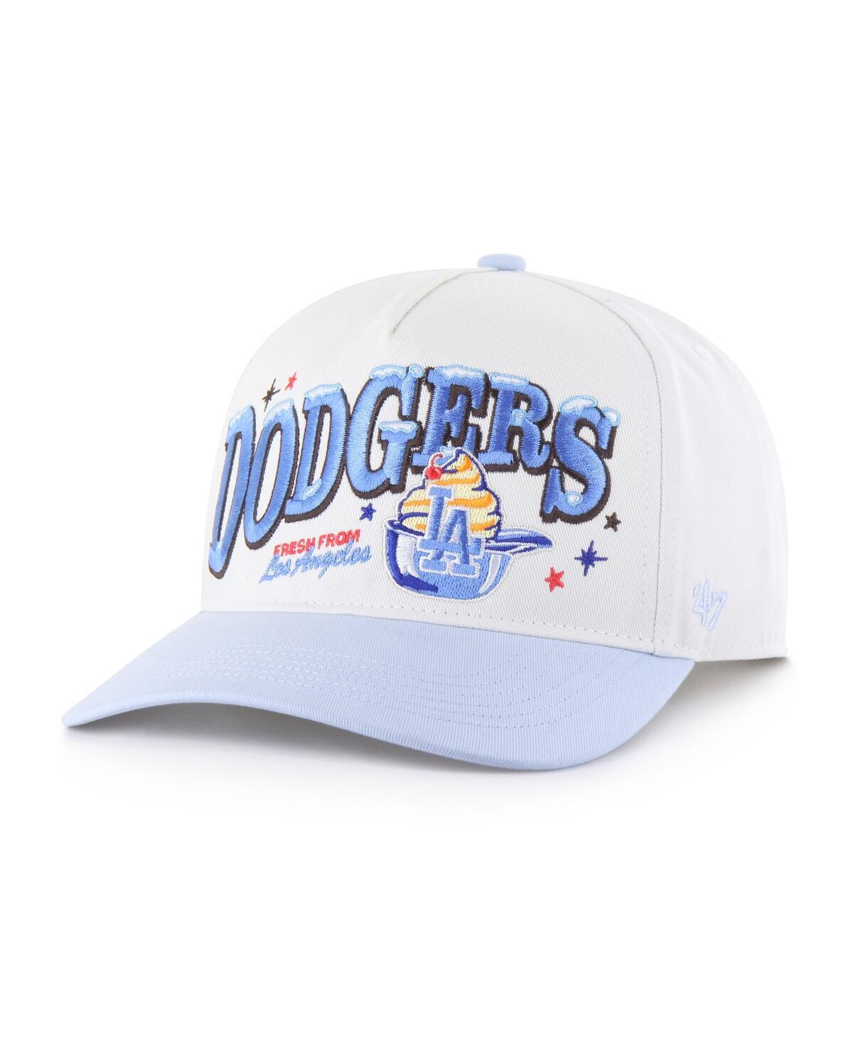 Men's Stone/Light Blue Los Angeles Dodgers Parlor Hitch Adjustable Hat - Stone, Light Blue