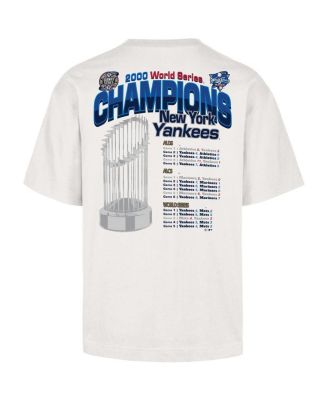 Men's Cream New York Yankees 2000 World Series s Showcase MVP Foundation T-Shirt