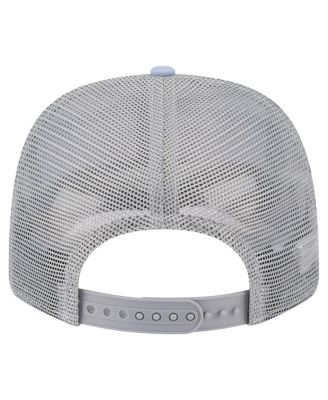 Men's Light Blue/Gray Dallas Mavericks Adventure Aloha Pattern 9SEVENTY Stretch-Snap Hat