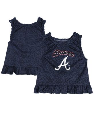 Outerstuff - Toddler Navy Atlanta Braves Playground Dress