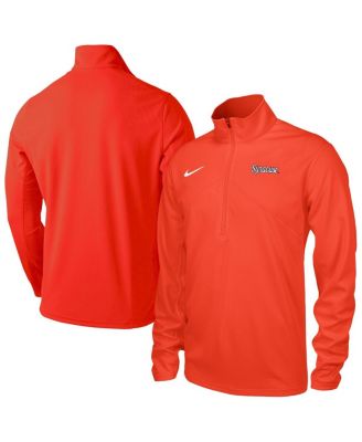 Nike - Men's Orange Syracuse Orange Training Performance Quarter-Zip Pullover