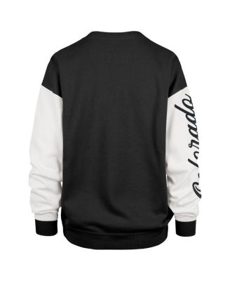 Women's Black Colorado Buffaloes Double Header Rise Andie Pullover Sweatshirt