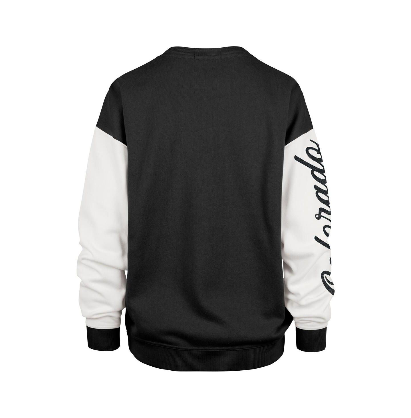 Женская толстовка '47 Brand Black Colorado Buffaloes Double Header Rise Andie Pullover — фото 2