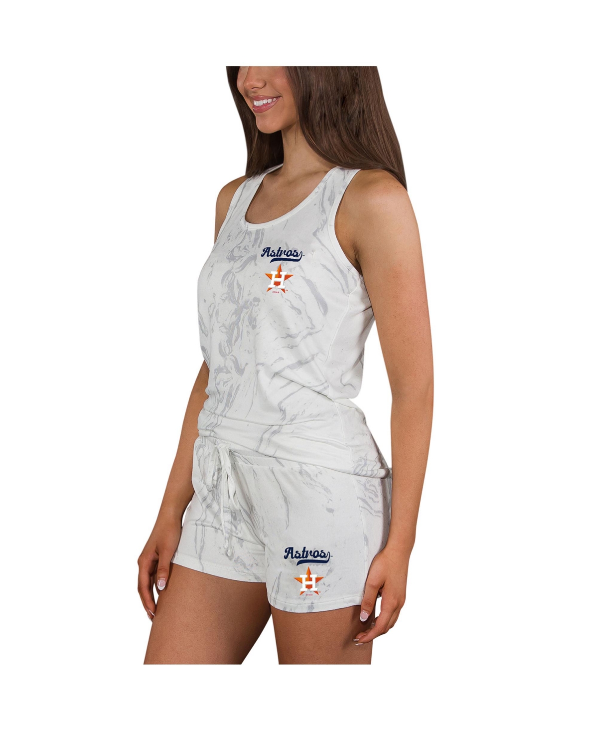 Concepts Sport Women's 2-pieace Houston Astros Quartz Tank Top And Shorts Set In Multi