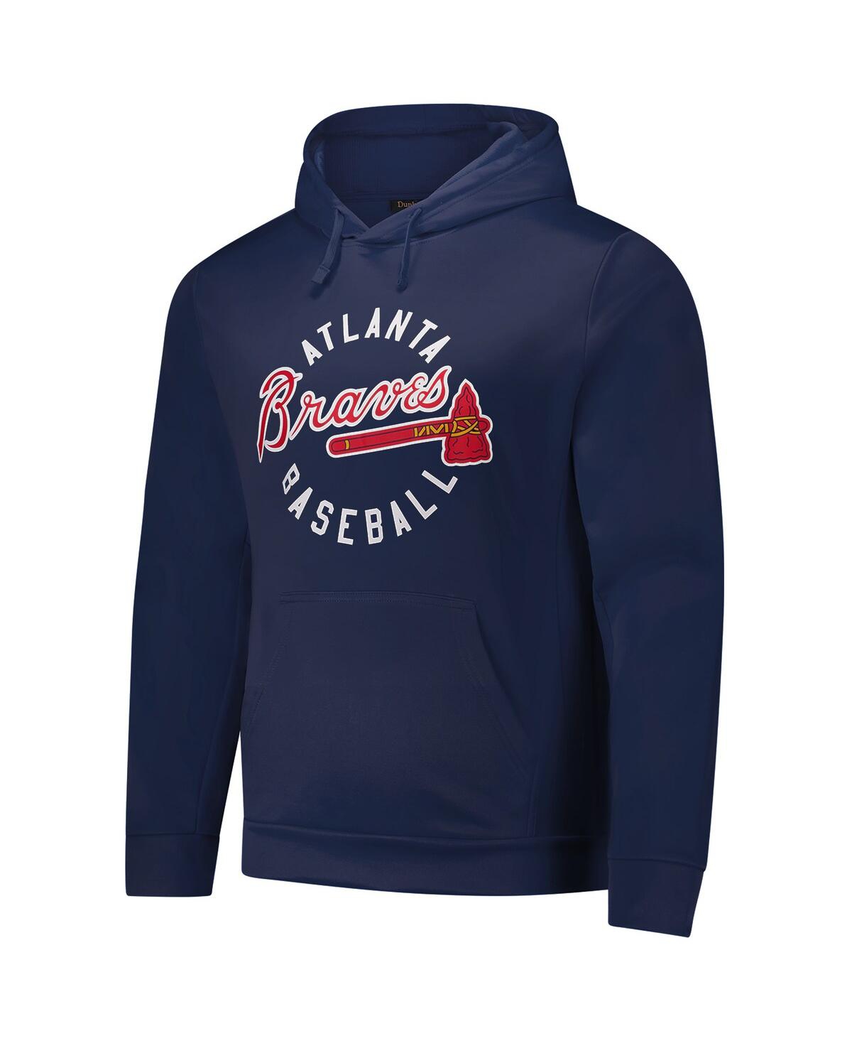 Dunbrooke Men's Navy Atlanta Braves Pullover Hoodie In Blue