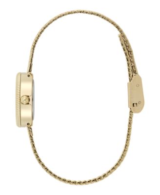 Women's Finery Gold Tone Stainless Steel Mesh Bracelet Watch, 20mm