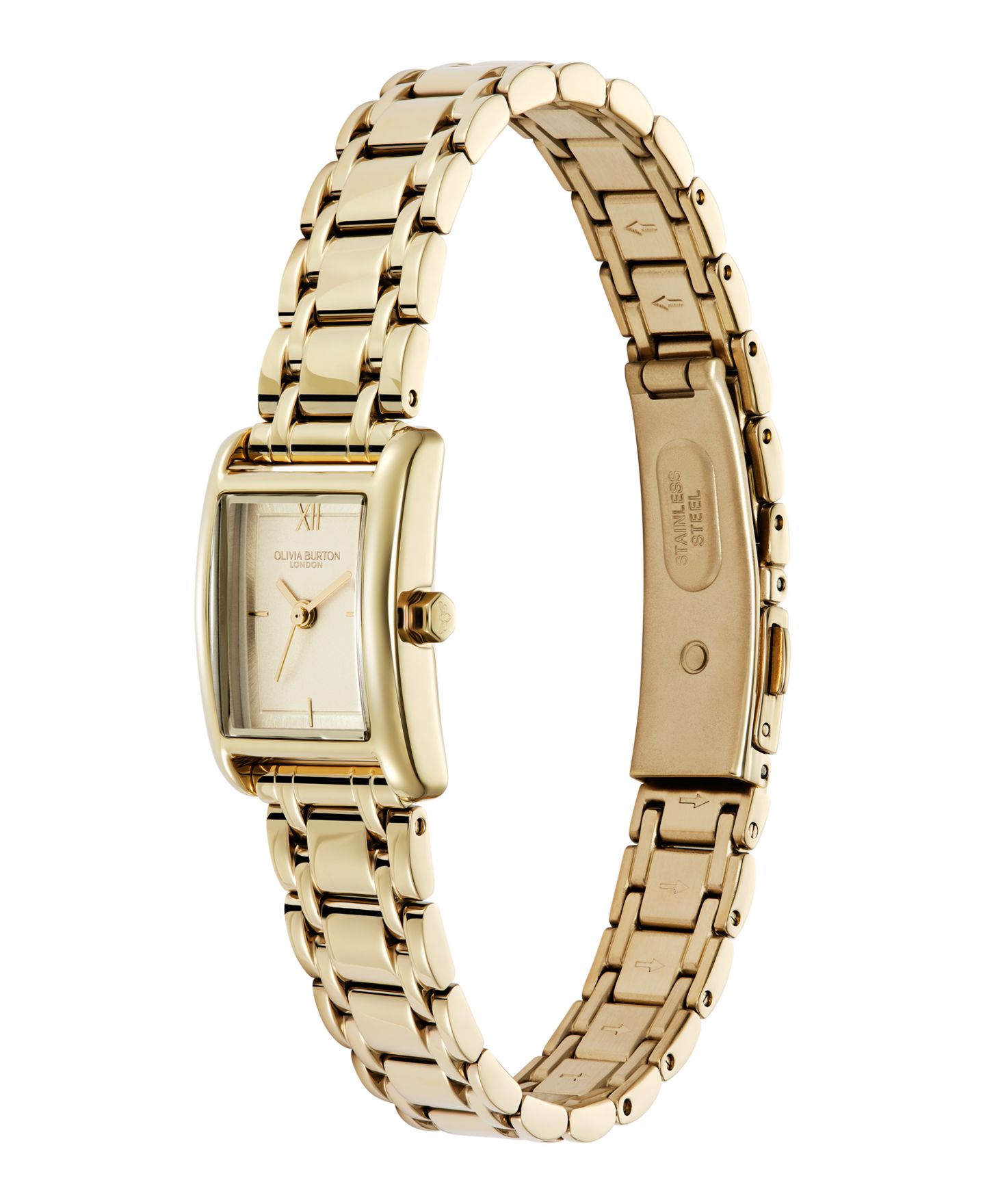 Женские часы Olivia Burton Mini Grove Gold Tone Stainless Steel Bracelet Watch, 16mm — фото 2