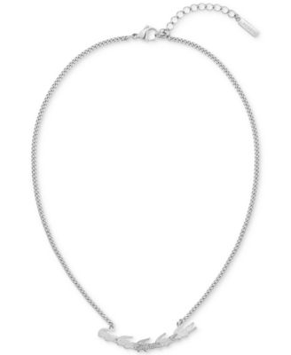 Crocodile Statement Necklace, 16" + 2" extender