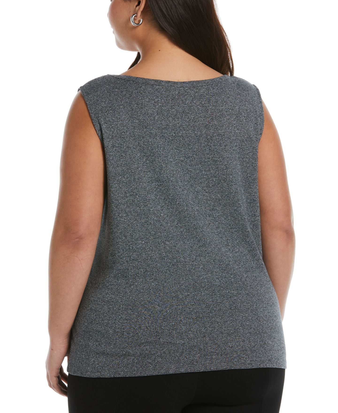 Женский топ Rafaella Plus Size Crew Neck, цвет: Соляной — фото 2