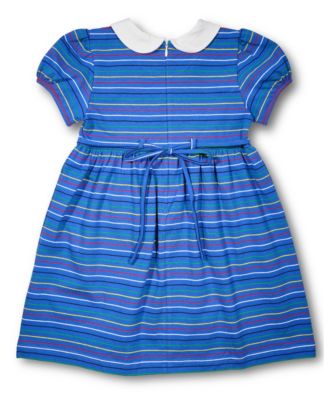 Stripe Knit Dress With School Supplies