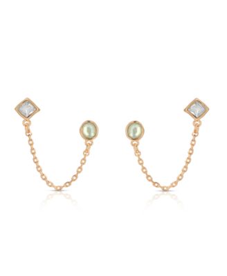 Double Piercing Tidal Earrings