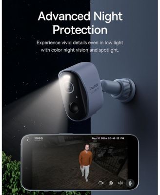 Wireless Outdoor N1 Add on Security Camera, Requires H1 HomeStation, 2K HD Clarity, 210-Day Battery Life, No Monthly Fee, 145&deg; FOV, Color Night Vision and IP67
