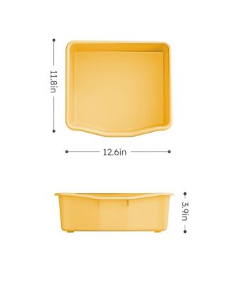 Kids Toy Storage Organizer with 6 Bins, Multi-functional Nursery Organizer Kids Furniture Set Toy Storage Cabinet Unit