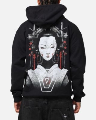 Men's Geisha Hoodie, XLarge, Black