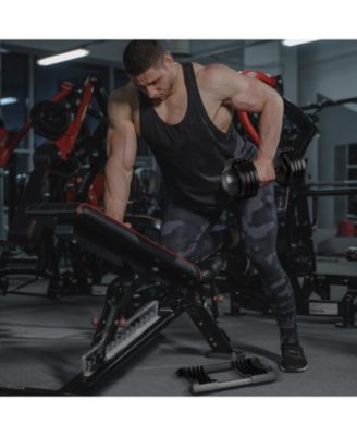 52LBS Adjustable dumbbell steel and plastic(Rubber coated dumbbell)