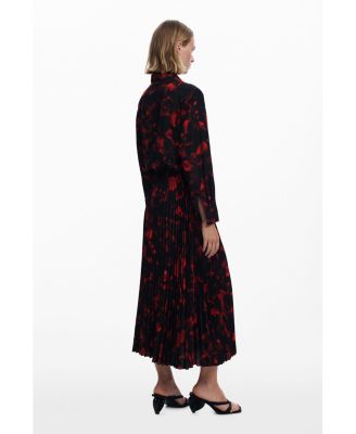 Women's Pleated shirt dress