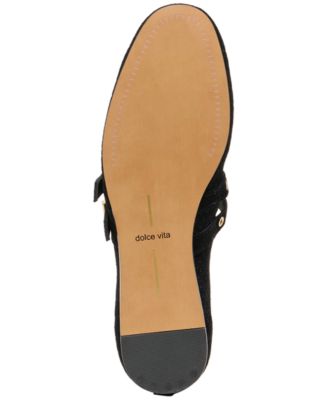 Women's Baylee Grommet Double Strap Mary Jane Flats