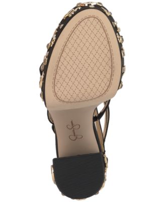 Women's Aamina Strappy Platform Anniversary High-Heel Charm Sandals