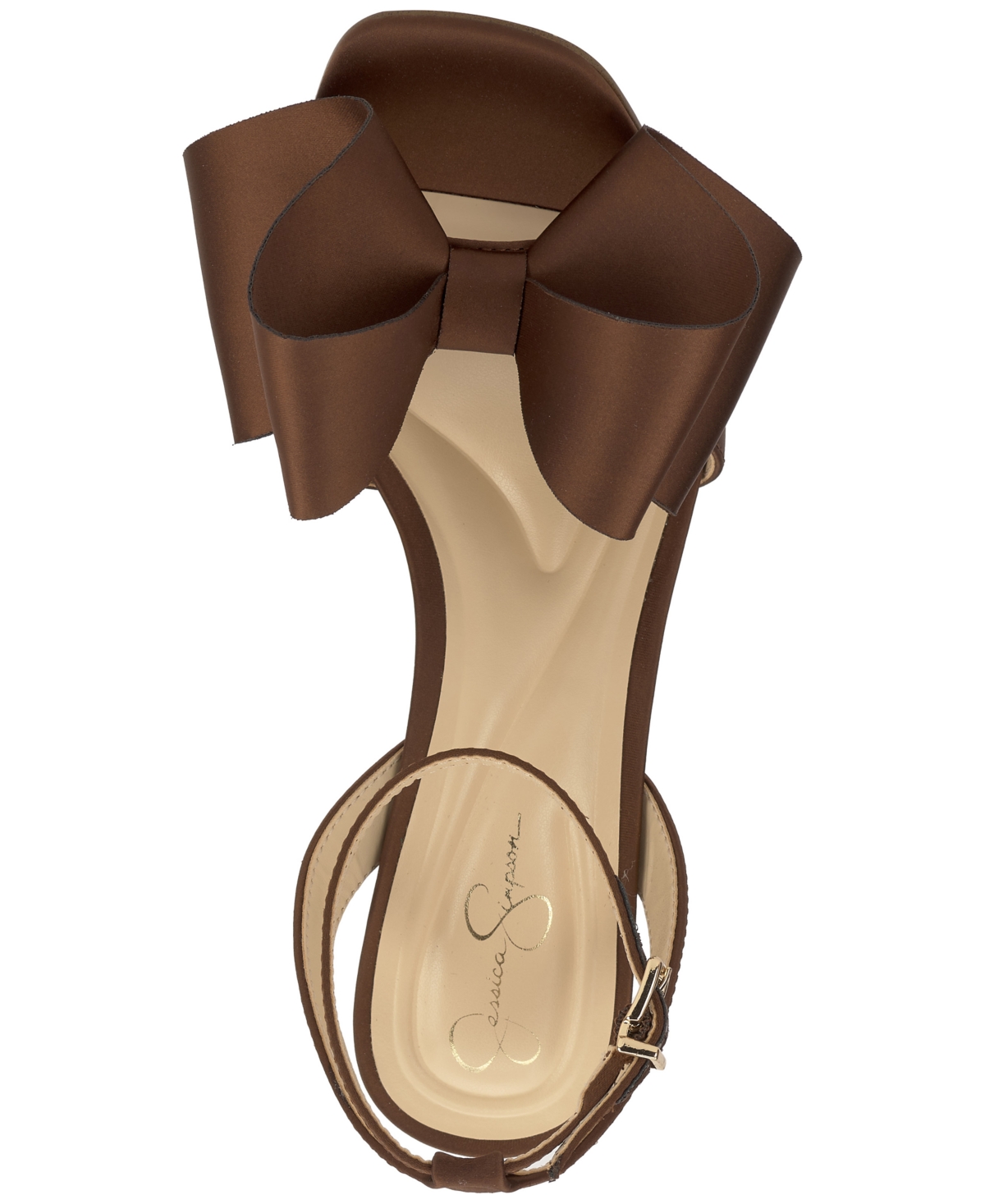 Jessica Simpson Women's Olivine Bow High-heel Stiletto Dress Sandals In Brown