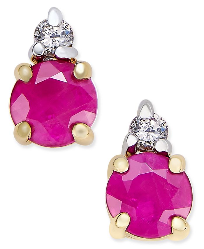 Macys ruby earrings cheap