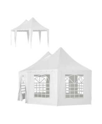 20x15 Party Tent Heavy Duty Waterproof White