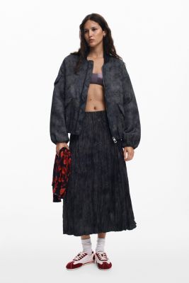 Women's Pleated midi skirt