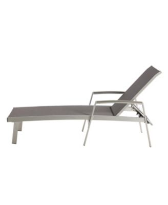 Outdoor Chaise Lounge Set - Aluminum Frame Adjustable