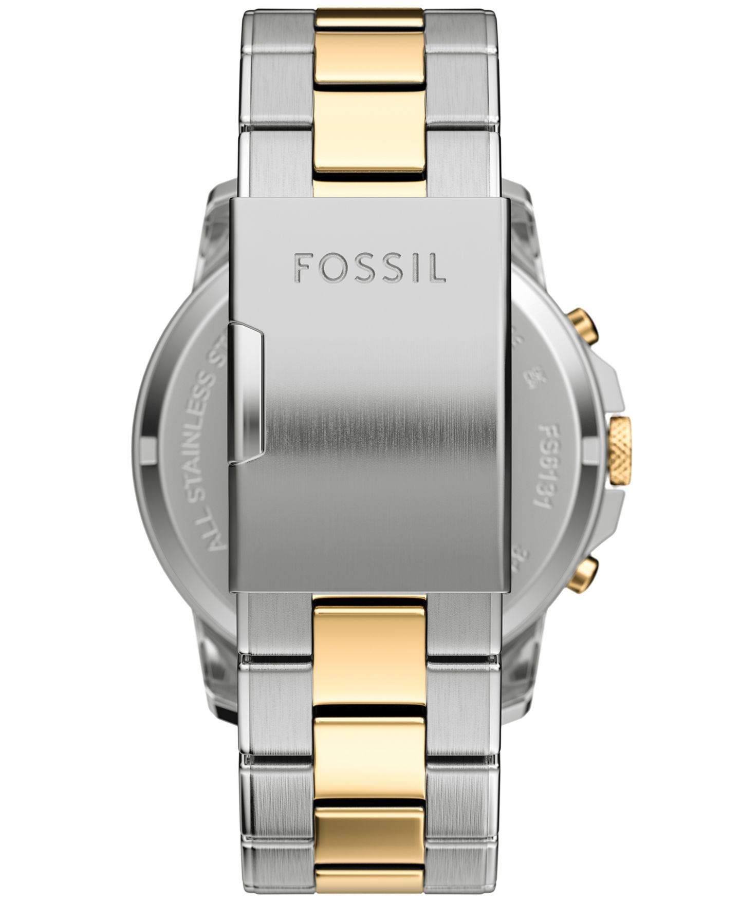 Мужские часы Fossil Grant Chronograph Two-Tone Stainless Steel Watch, 44mm — фото 3