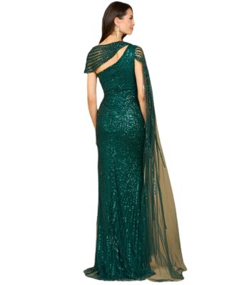 Women's One Shoulder Fitted Gown