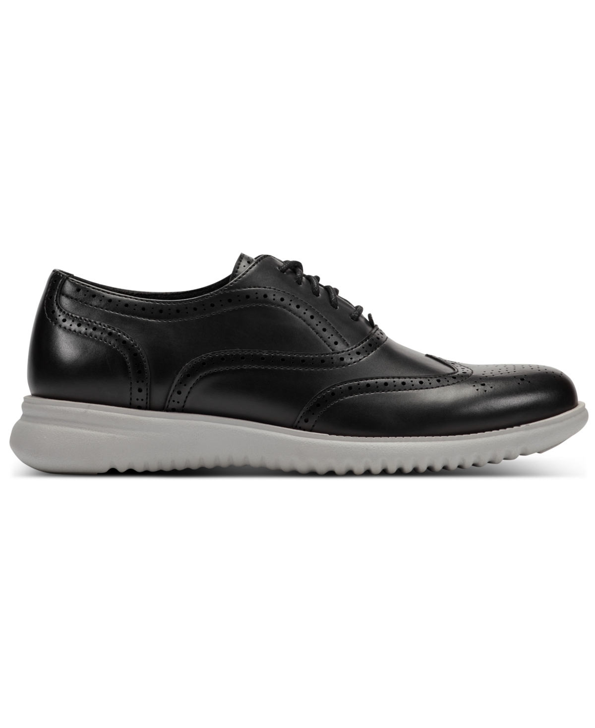 Kenneth Cole Reaction Men's Nio Wing Lace Up Oxford In Black