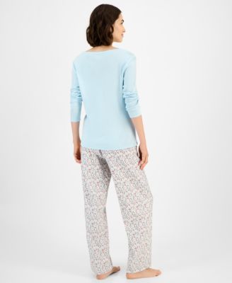 Women's Cotton Flannel Pajama Pants, Created for Macy's