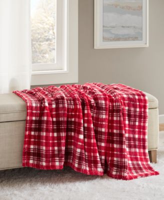 Cozy Plush Printed Throw, 50" x 70", Exclusively at Macy’s