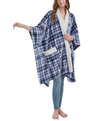 Cozy Plush Printed Wrap, 50" x 70", Exclusively at Macy’s