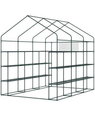 Portable Walk-in house with Zipper Door, Shelf,