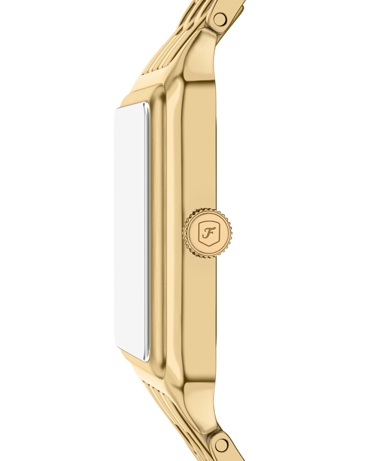 Fossil Women's Raquel Three-hand Date Gold-tone Stainless Steel Watch, 26mm In Gold