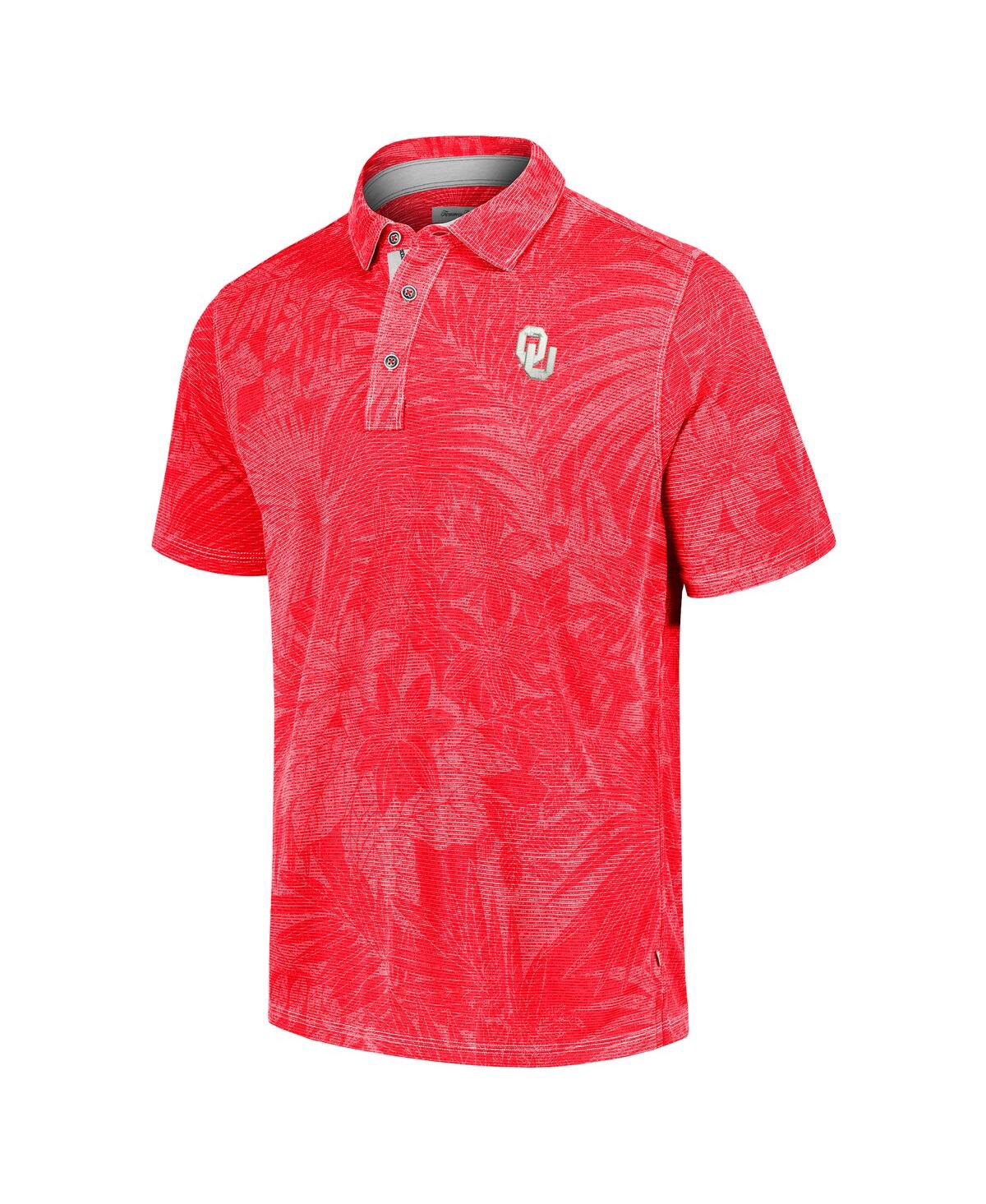 Tommy Bahama Men's Crimson Oklahoma Sooners Sport Santiago Paradise Polo Shirt In Red