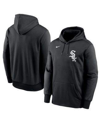 Nike - Men's Black Chicago White Sox Wordmark Therma Performance Pullover Hoodie