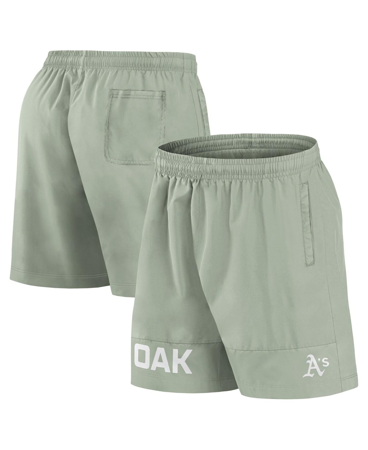 Men's Green Oakland Athletics Elements Swim Shorts - Green