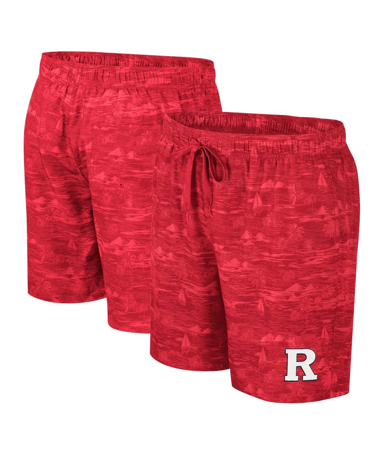 Men's Scarlet Rutgers Scarlet Knights Ozark Swim Shorts - Scarlet