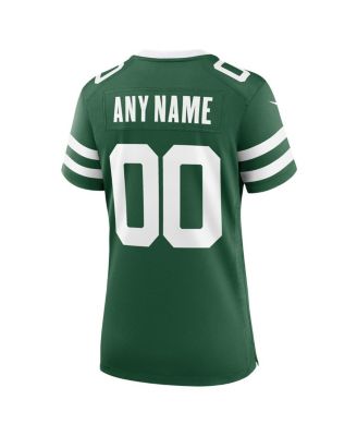 Women's Legacy Green New York Jets Custom Game Jersey