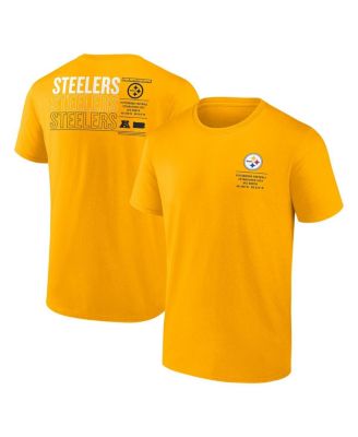 Fanatics - Men's Gold Pittsburgh Steelers Repeat Stats T-Shirt
