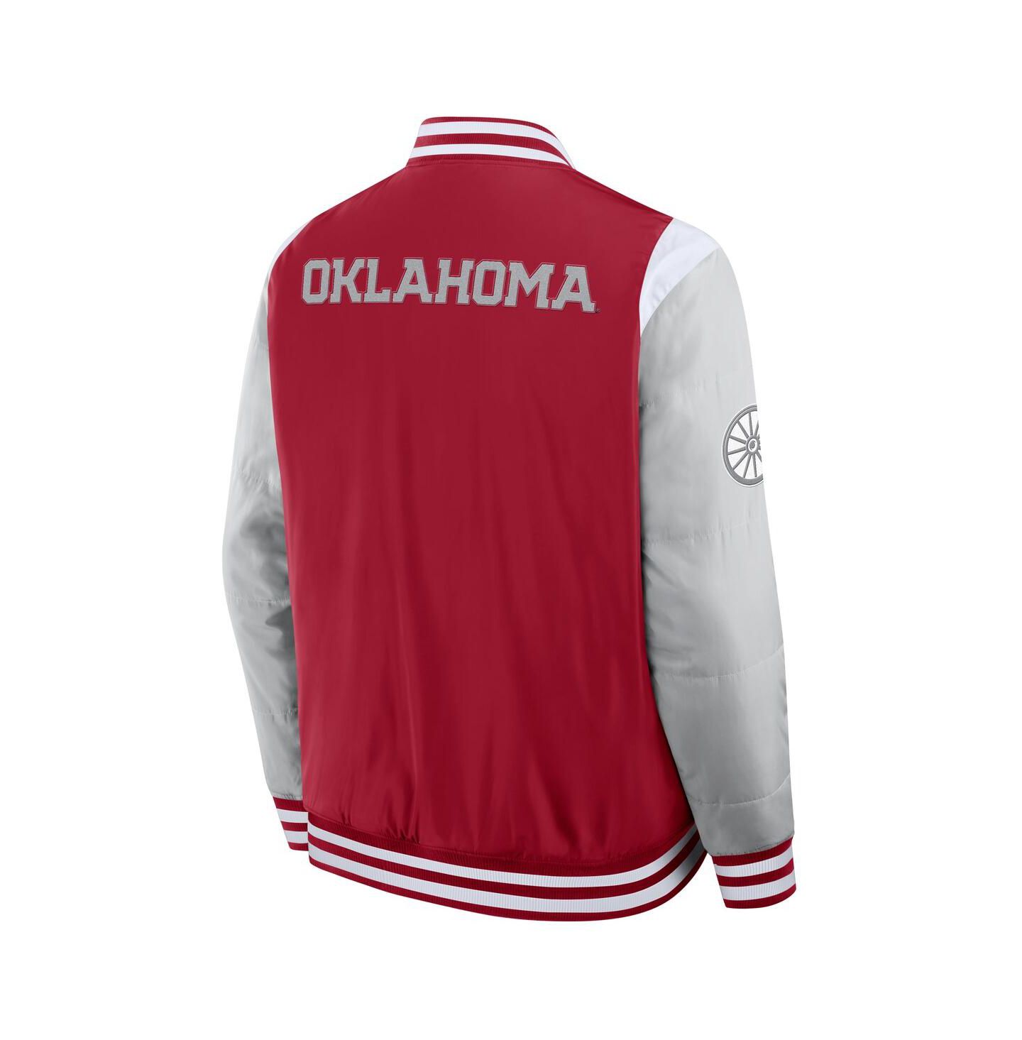 Мужская куртка Fanatics Crimson Oklahoma Sooners Elements Elite Full-Snap — фото 2
