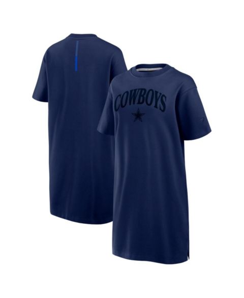 Женское платье Fanatics Navy Dallas Cowboys Elements Go Tri-Blend