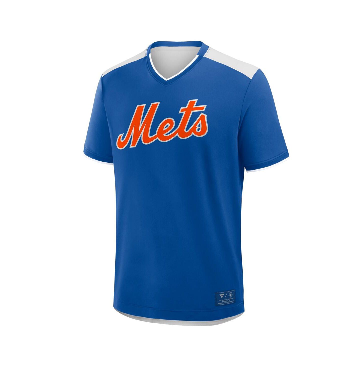 Мужская футболка Fanatics Royal New York Mets Walk Off V-Neck — фото 2