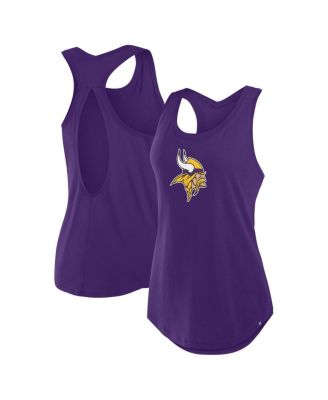 Fanatics - Women's Purple Minnesota Vikings Iron Fan Tank Top