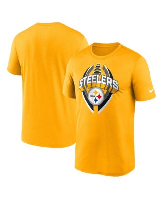 Nike - Men's Gold Pittsburgh Steelers Legend Icon Performance T-Shirt