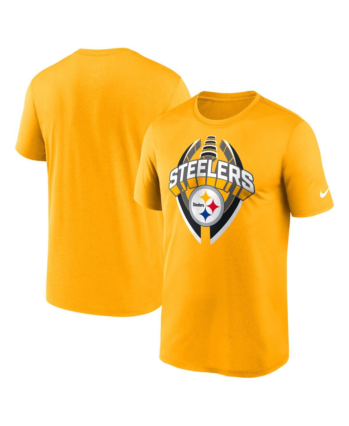 Men's Gold Pittsburgh Steelers Legend Icon Performance T-Shirt - Gold